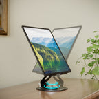 Draaibare Alpha Desk Companion tabletstandaard in Obsidian Black