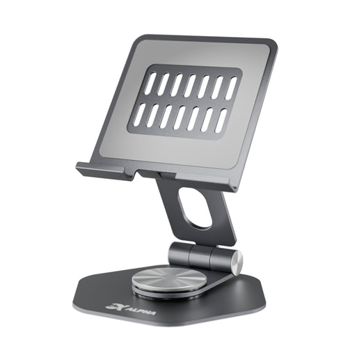 Alpha Desk Companion tabletstandaard in Titanium Grey
